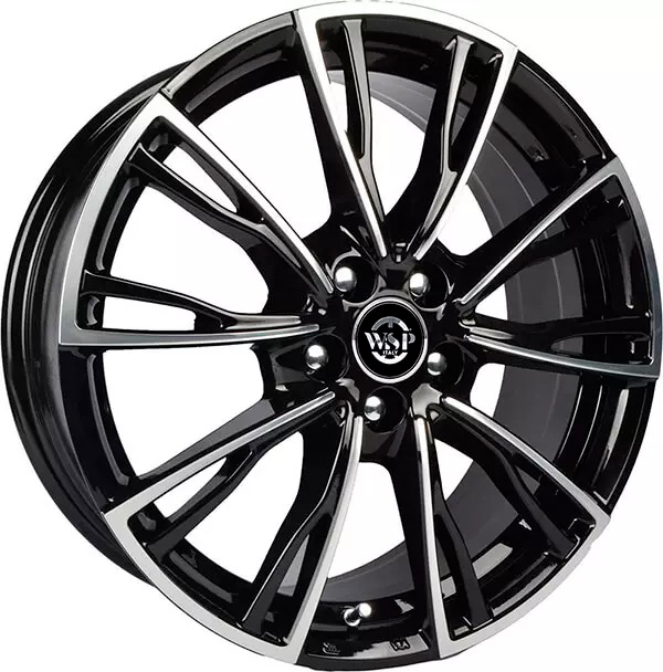 Jante din aliaj WSP AUDI WD006 LUGANO GLOSSY BLACK POLISHED 7.5Jx17