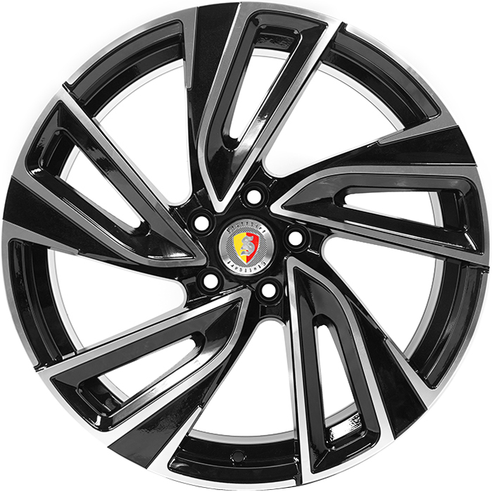 WSP VW 1396-BFP BLACK FULL POLISHED 8.5Jx19 Ζάντες κραμάτων WSP VW 1396-BFP BLACK FULL POLISHED 8.5Jx19
