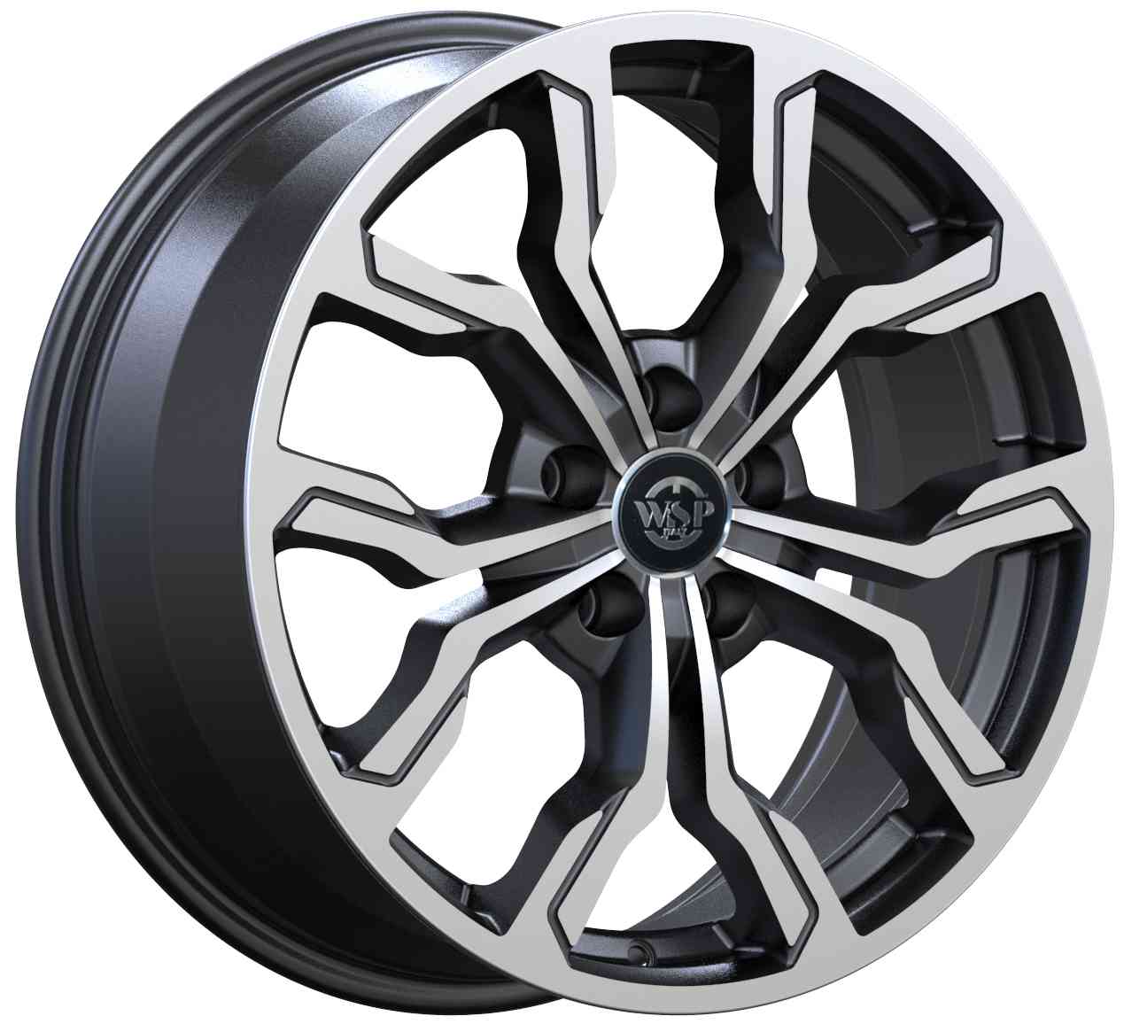 Jante din aliaj WSP VW WD002 NEW YORK MATT GM POLISHED 7.5Jx18