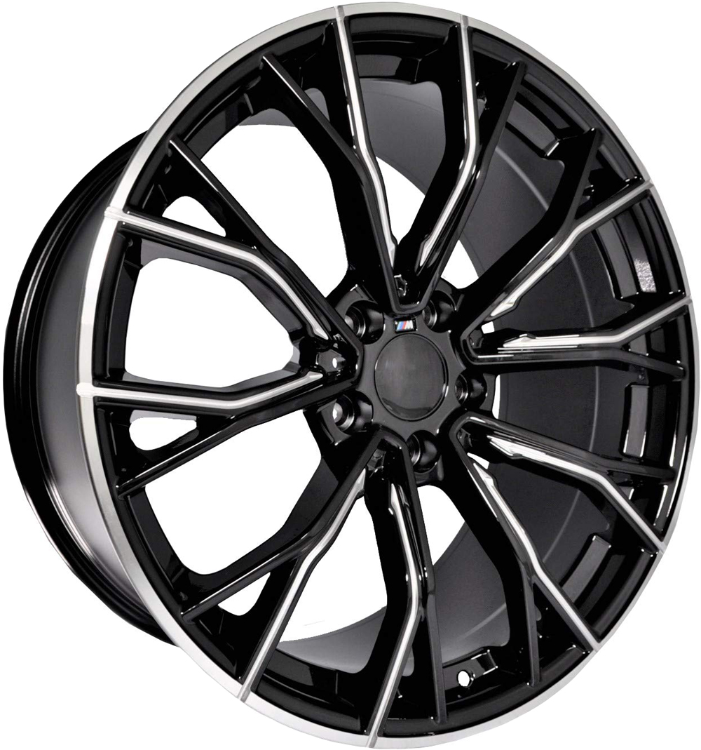WSP BMW 1368 BP BLACK POLISHED LIP 9.5Jx20 Jante din aliaj WSP BMW 1368 BP BLACK POLISHED LIP 9.5Jx20