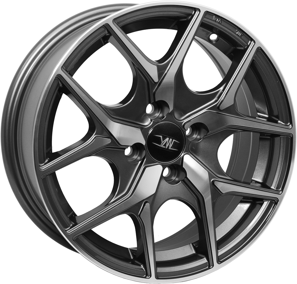 Ζάντες κραμάτων YLW 3311-GMP GUN METAL POLISHED 6Jx14